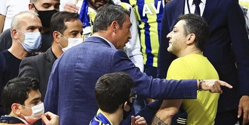 Ali Koç ve taraftar arasında gerginlik