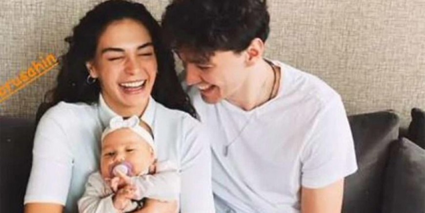 Ebru Şahin bebek provası yaptı!