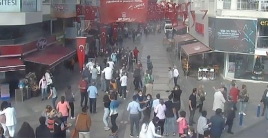 Düzce depremi kameralara böyle yansıdı