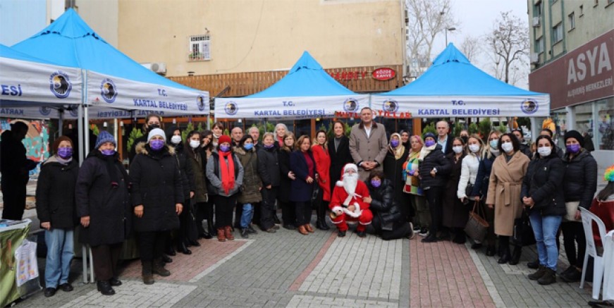 Kartal Kadın Kooperatifi Yılbaşı Pazarı açıldı