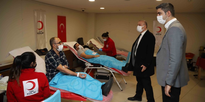 Kartallılar kan bağışı kampanyasına koştu