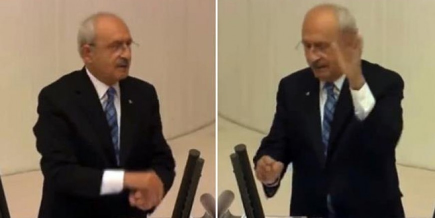 Kılıçdaroğlu'ndan Meclis'i karıştıran el hareketi