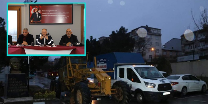 Kartal Belediyesi kar yağışına karşı teyakkuzda