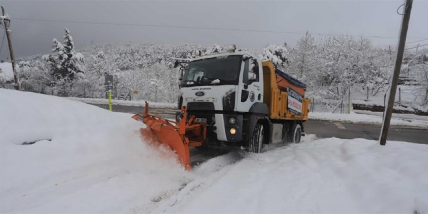 Kartal Belediyesi'nden kar seferberliği