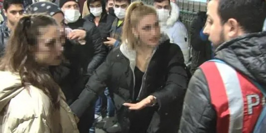 Yılbaşında Taksim'i karıştıran taciz iddiası!