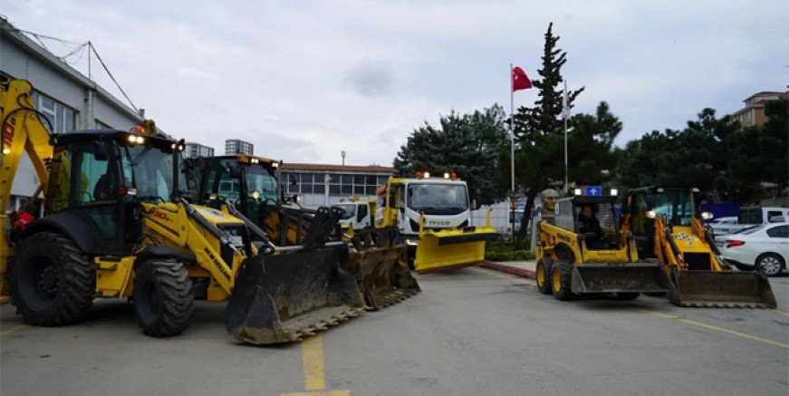 Kartal Belediyesi Aybar Kar Fırtınası'na karşı alarmda!
