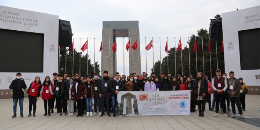 Tuzlalı öğrenciler Çanakkale Destanı'nı yerinde öğreniyor