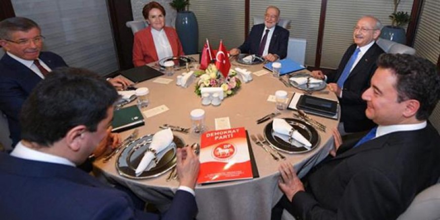 6'lı masadaki anlaşmazlığın nedeni kulislere sızdı!