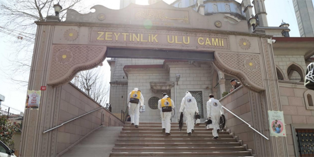 Kartal’da Camiler Ramazan'a hijyen girdi