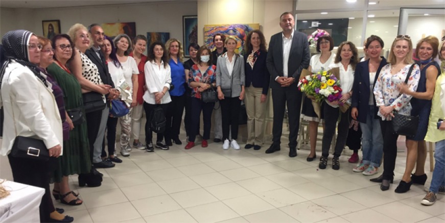 Pandeminin İzleri Karma Sanat Sergisi açıldı