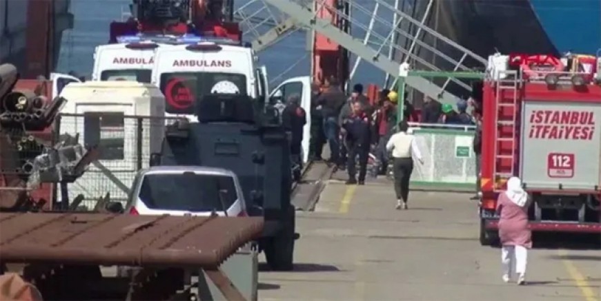 Tuzla tersanesindeki gemide patlama!