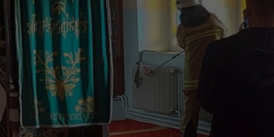 Camide 2 metrelik yılan paniği