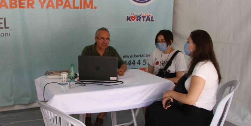 Kartal Belediyesi üniversite adaylarına rehberlik ediyor