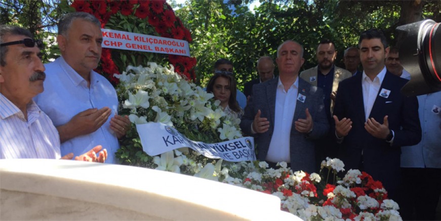 Mehmet Moğultay Zincirlikuyu'da anıldı