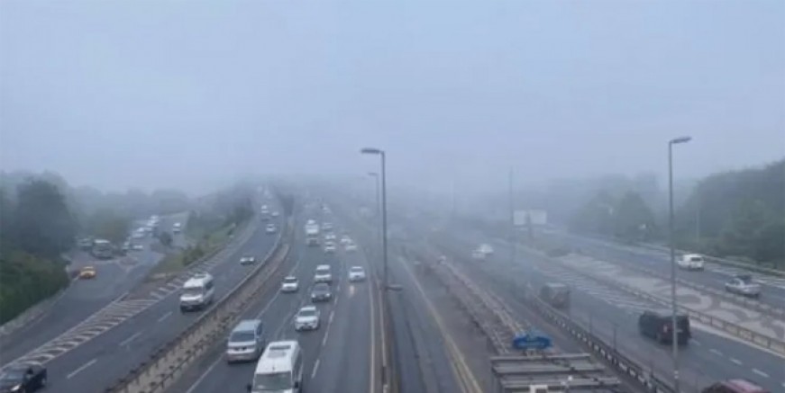 İstanbul'da sis etkili oldu