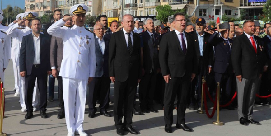 Oktay Aksu 'Atatürk ve tüm gazilerimizi saygıyla anıyoruz'