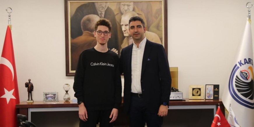 Kuzey Arda Bulut Gökhan Yüksel’i ziyaret etti