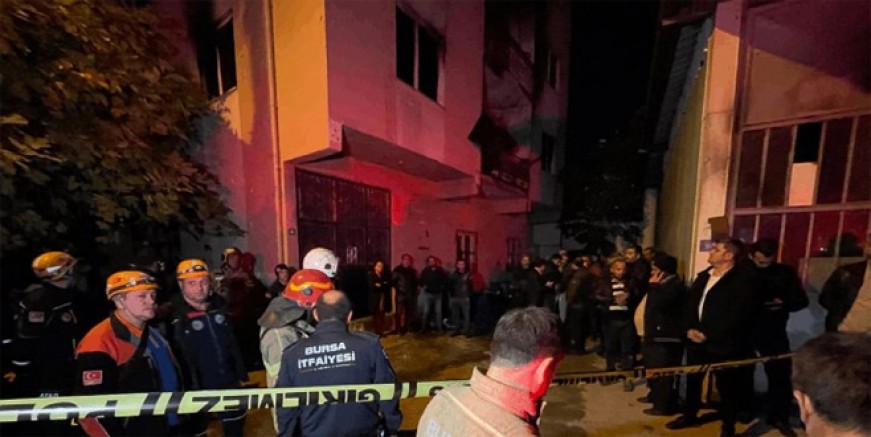 Bursa'da yangın faciası: 9 ölü