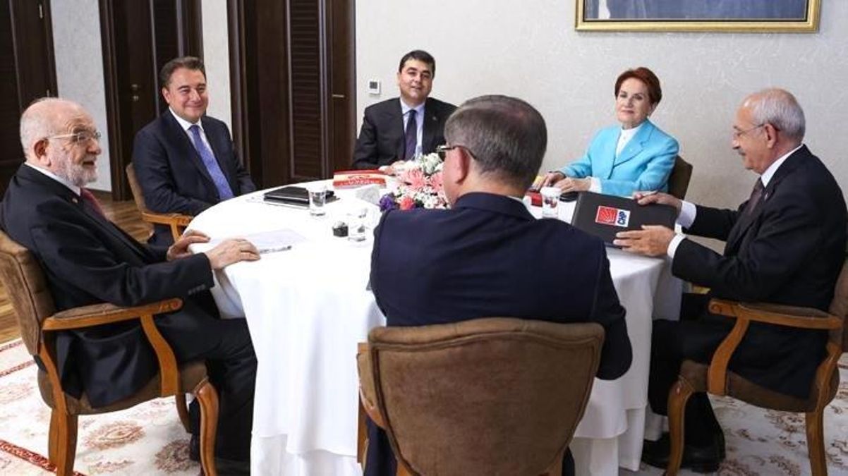 İşte 6'lı masanın anayasası!