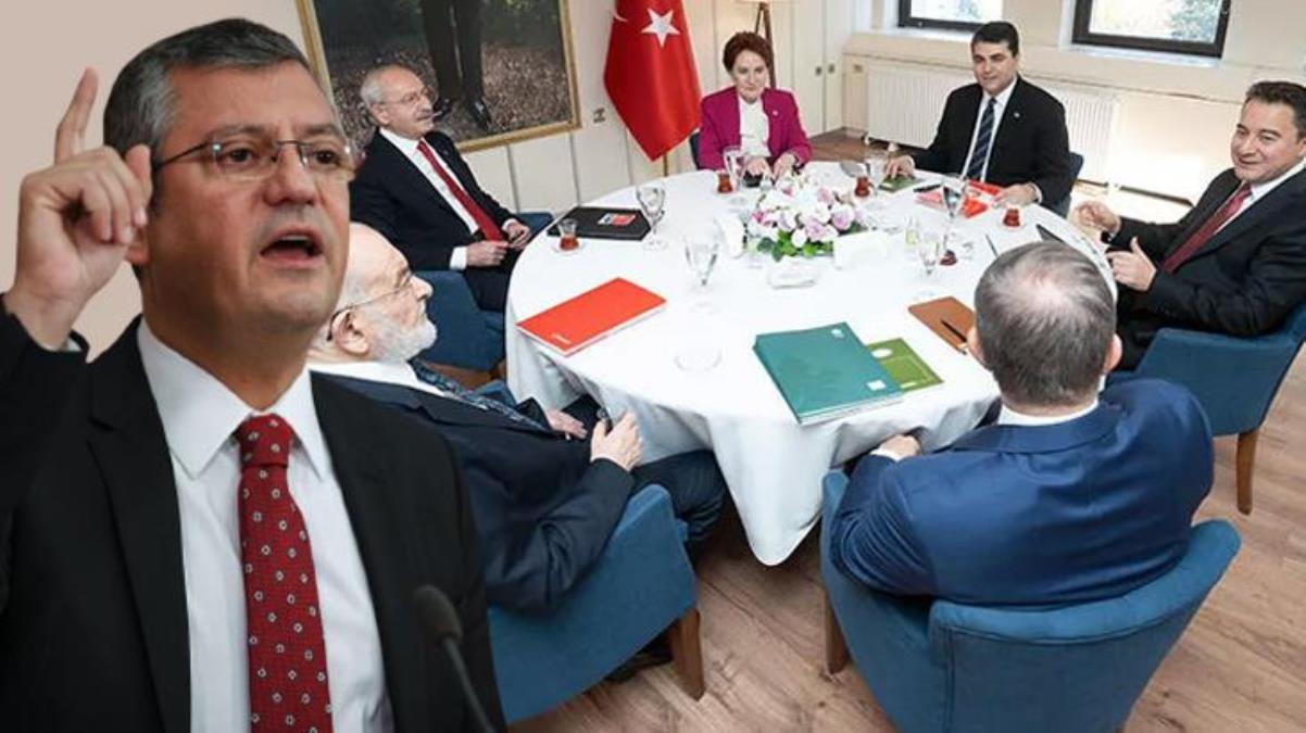 Özgür Özel'den 6'lı masada kriz itirafı