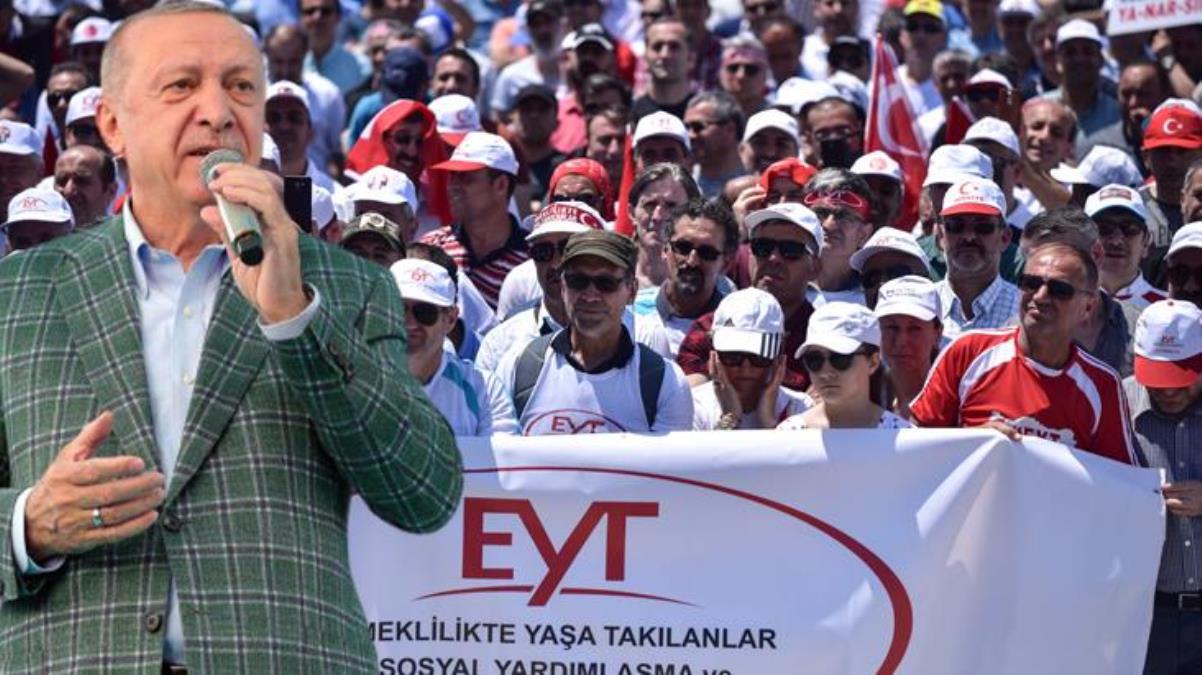 Cumhurbaşkanı Erdoğan'dan EYT mesajı