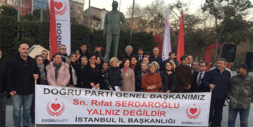 Rifat Serdaroğlu'na verilen ceza Kartal'da protesto edildi