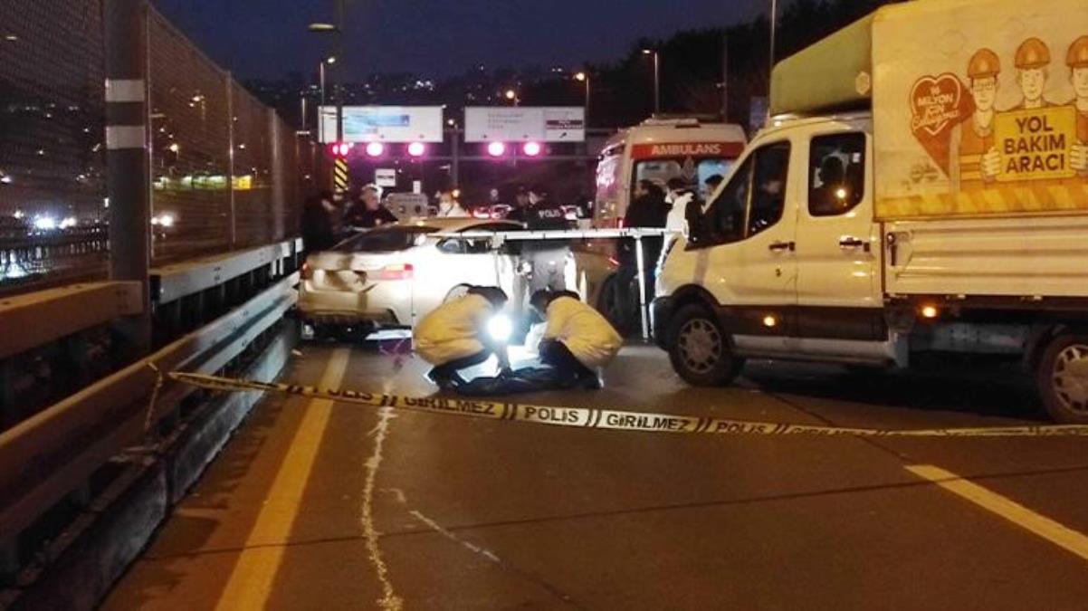 Haliç Köprüsü'nde otomobile silahlı saldırı!
