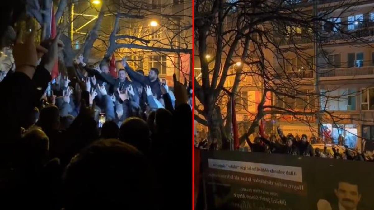 Sinan Ateş'in evinin önünde intikam yemini
