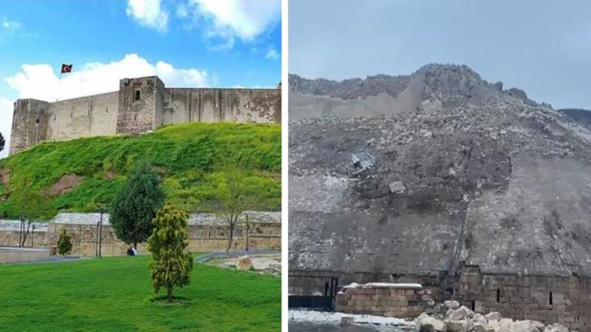 7.4'lük deprem tarihi Gaziantep Kalesi'ni de yıktı
