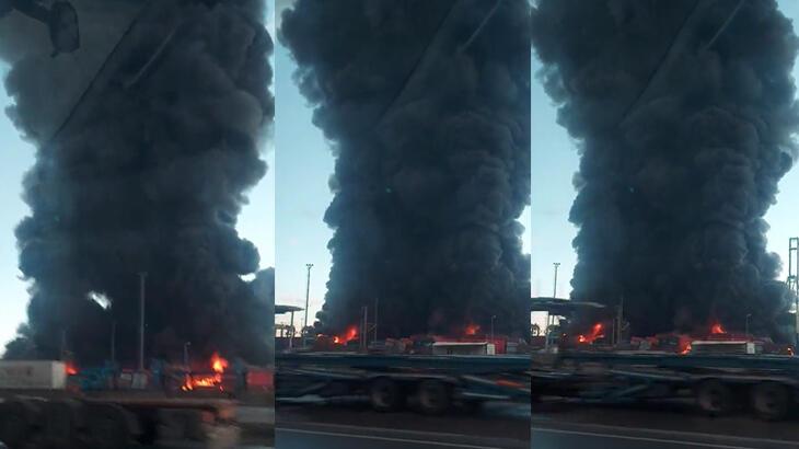 İskenderun Limanı’nda çıkan yangın sürüyor