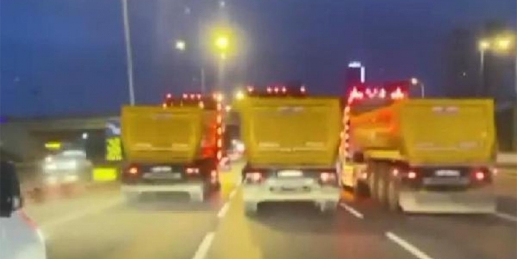 Kartal'da hafriyat kamyonu terörü
