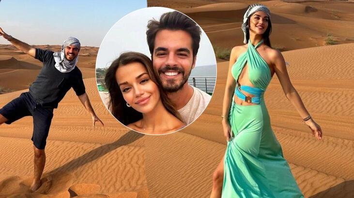 Berk Atan ve Selin Yağcıoğlu Dubai'de aşk tazeledi