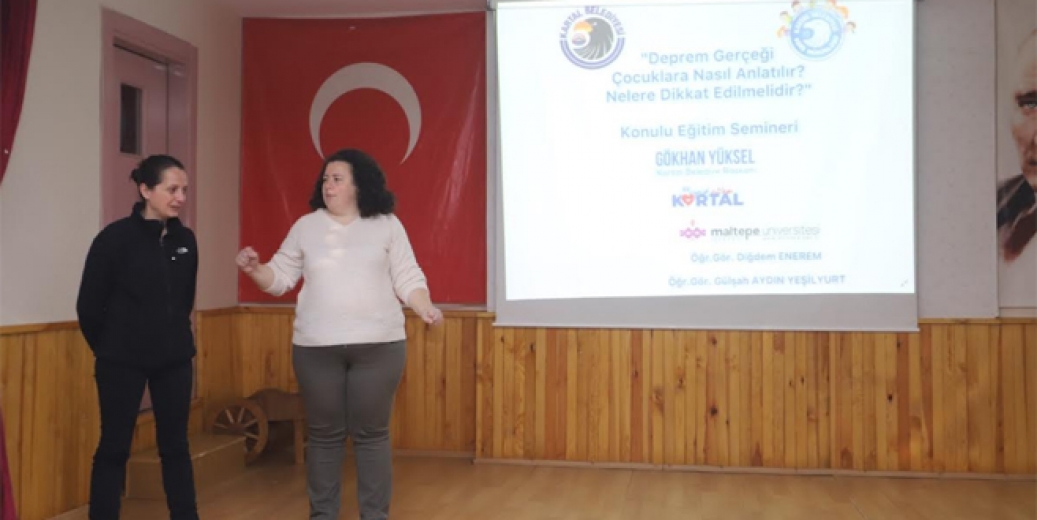 Kreş Öğretmenleri Çocuklara Depremi Anlatmak İçin Eğitim Aldı