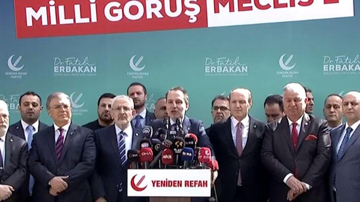 Yeniden Refah Partisi ittifak kararını duyurdu!