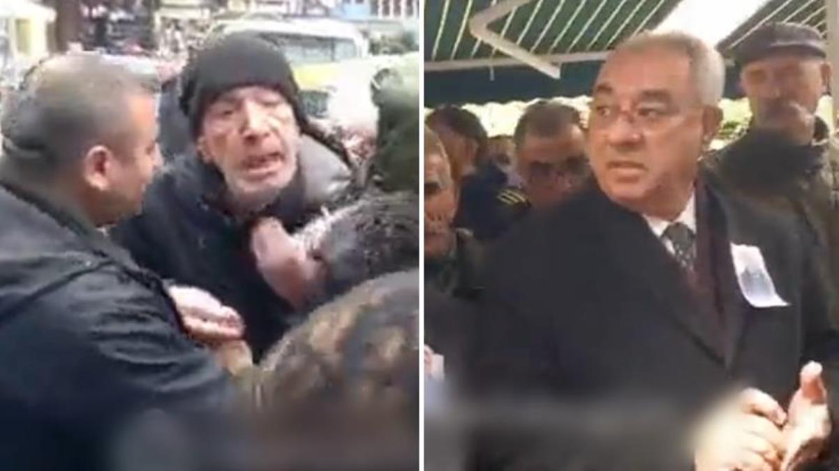 DSP Genel Başkanı Önder Aksakal'a cenazede soğuk duş