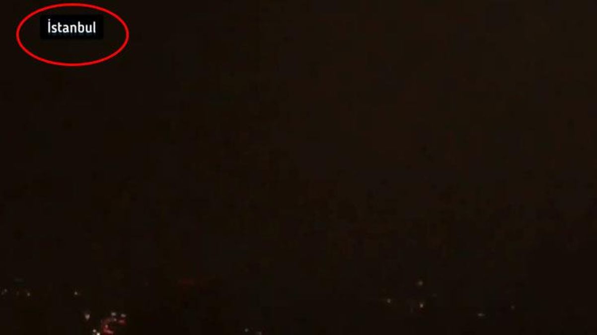 İstanbul'da güneş 5 dakikada yok oldu