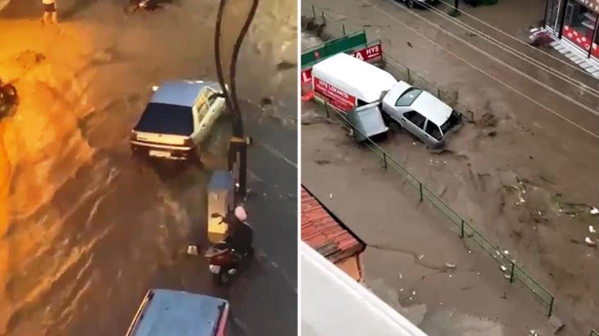 Sağanak yağış İzmir ve Balıkesir'de hayatı felç etti