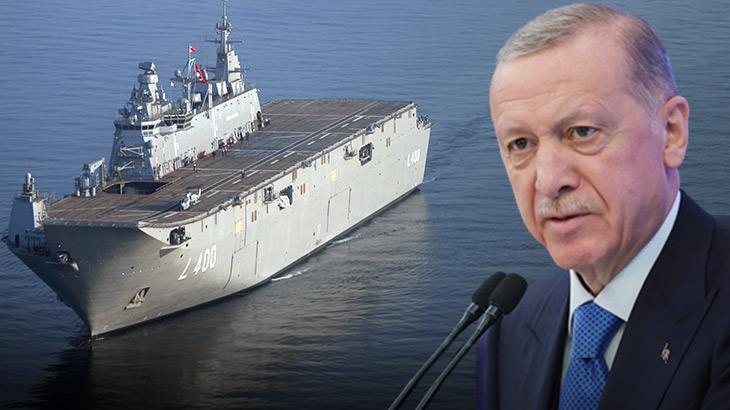 TCG Anadolu için tarihi gün! Cumhurbaşkanı Erdoğan'dan önemli açıklamalar