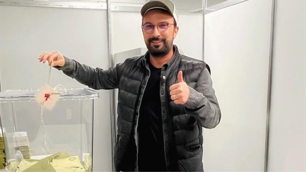 Tarkan 2 tur seçimi için oy kullandı