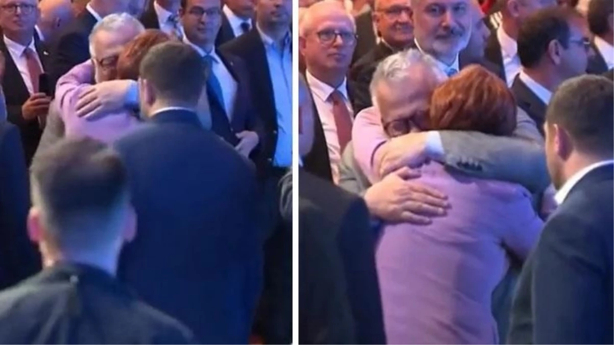 Celal Şengör Akşener'e sarılarak hüngür hüngür ağladı