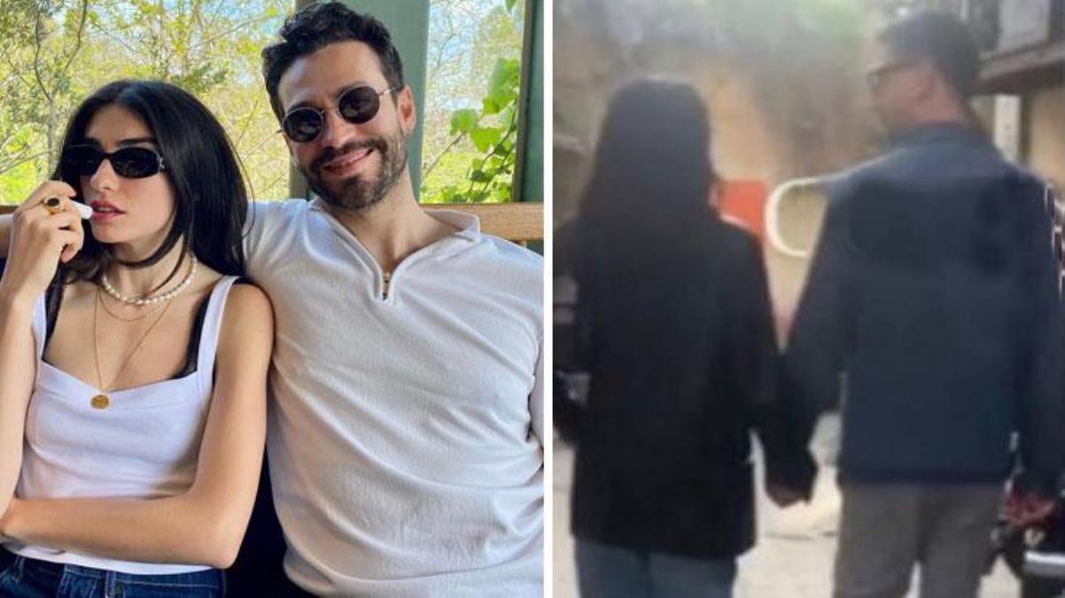 Hazar Ergüçlü yeni sevgilisiyle el ele!