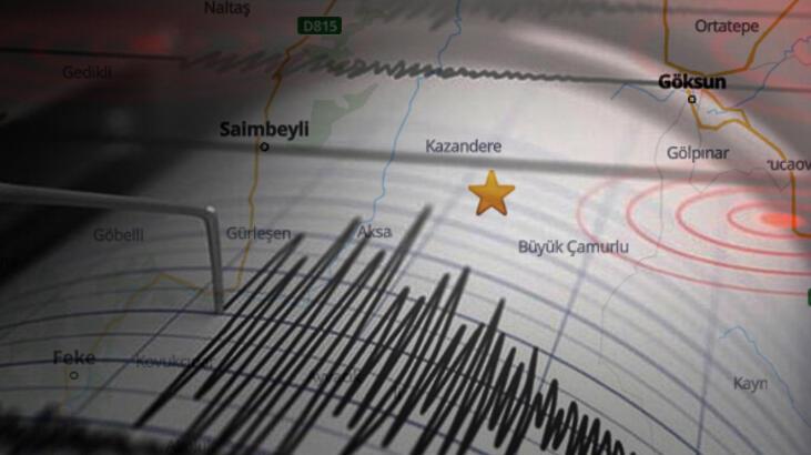 Kahramanmaraş'ta 4.7 büyüklüğünde deprem