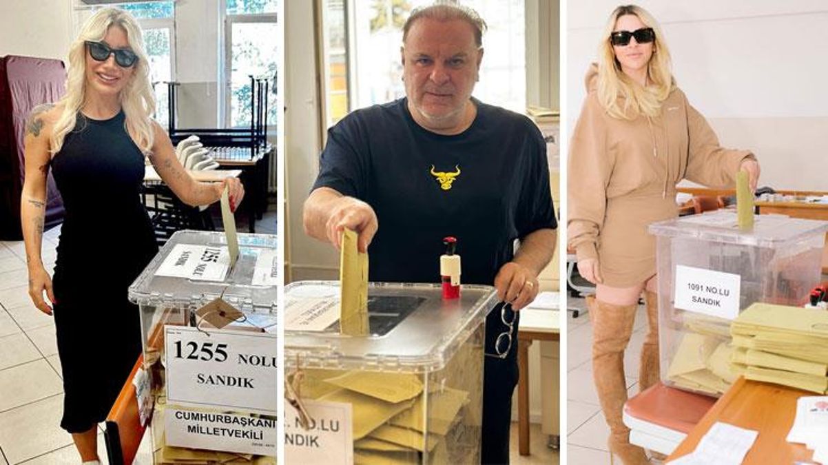 Ünlü isimler sandık başında!