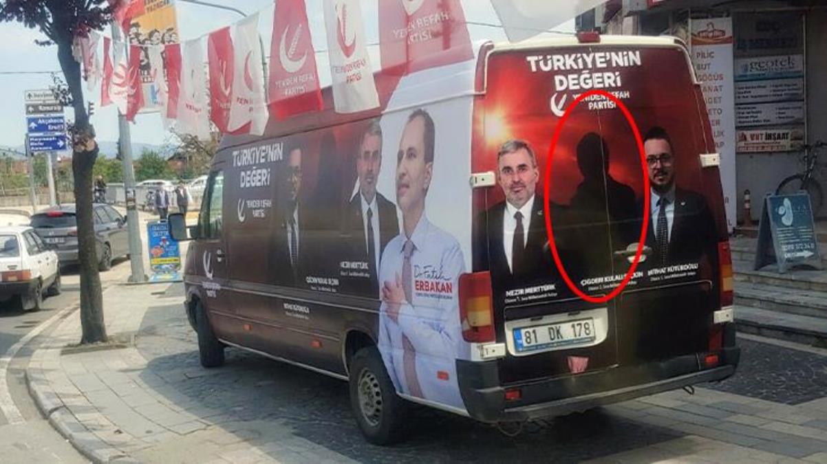 Yeniden Refah Partisi'nde kadın adayın yüzü karartıldı!