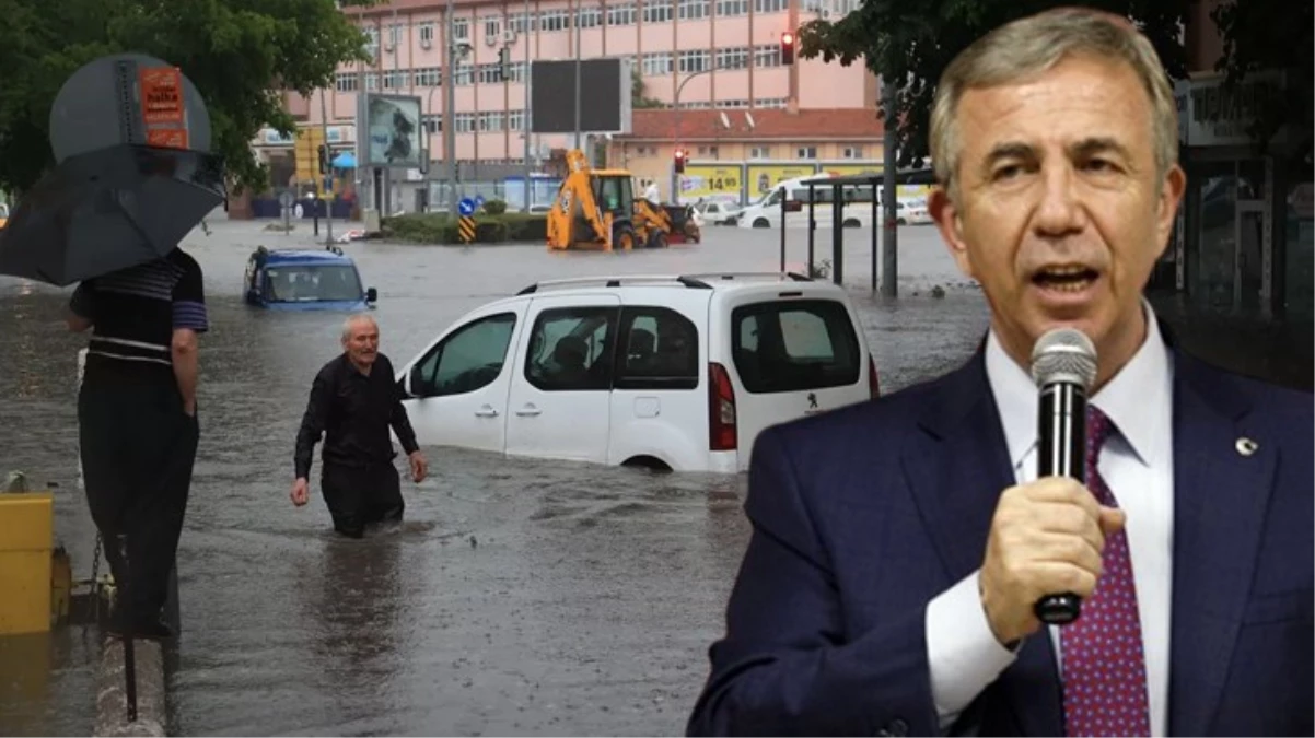 Sel felaketi sonrası eleştirilen Mansur Yavaş, kendini böyle savundu: Eski yönetime göre altyapıya 2 kattan fazla yatırım yaptık
