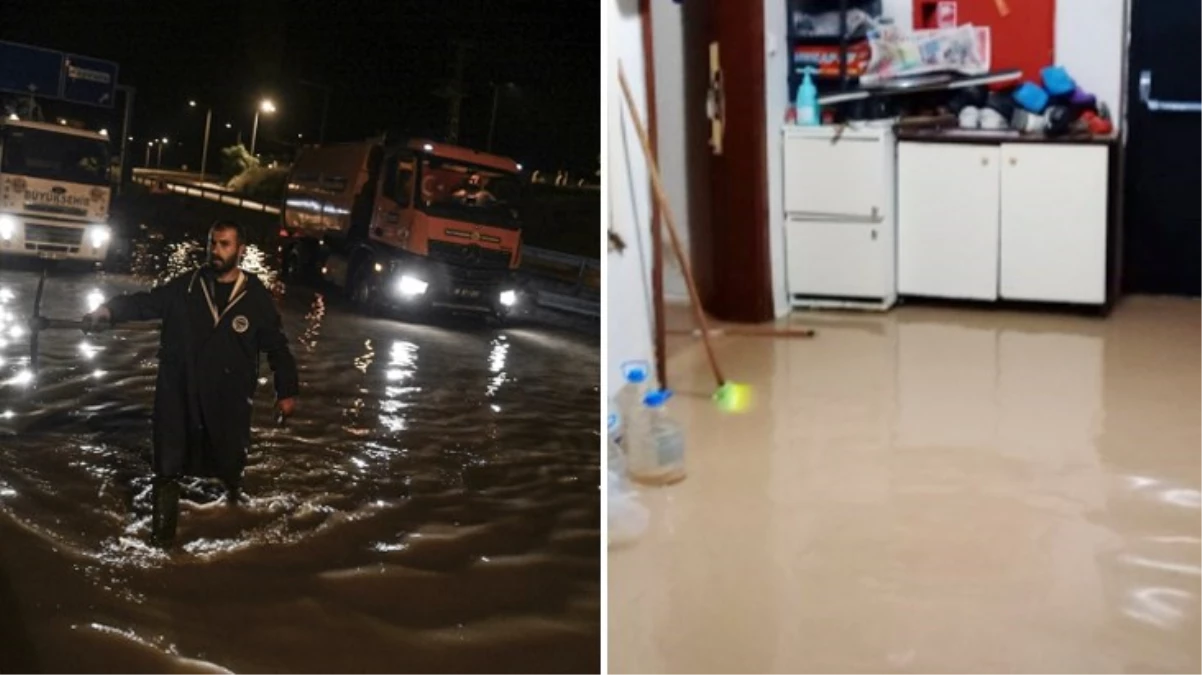 Türkiye'den sel manzaraları! Yollar göle döndü