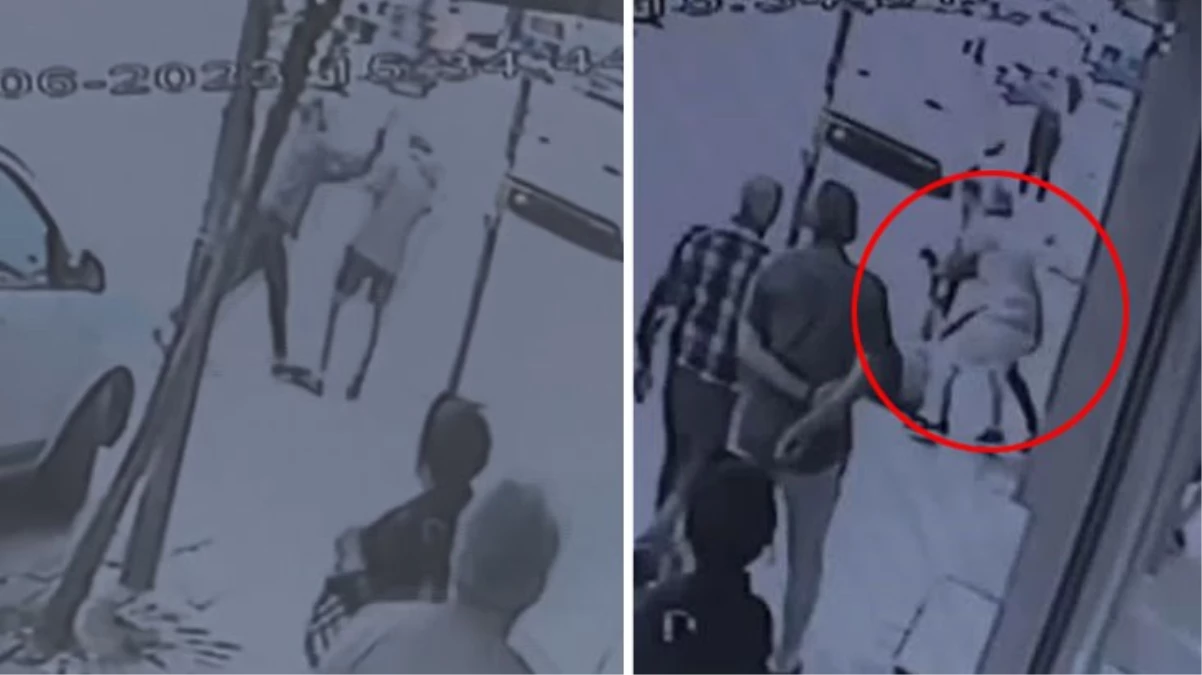 Ünlü oyuncu Özgür Özberk'e maganda şiddeti kamerada