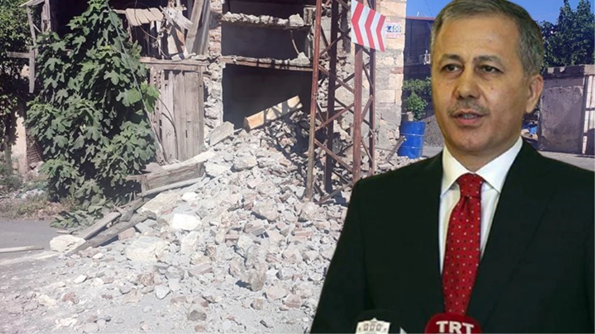 İçişleri Bakanı Yerlikaya'dan depreme ilişkin ilk açıklama