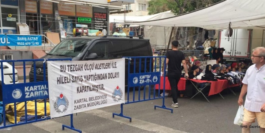 Kartal Belediyesi hileli satışlara göz açtırmıyor