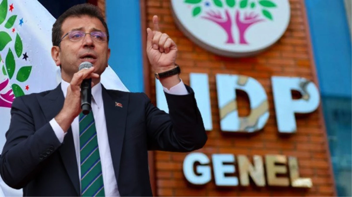 HDP'den Ekrem İmamoğlu'na olay gönderme!